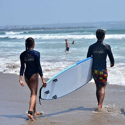 Beginner Surfing Kuta Wave