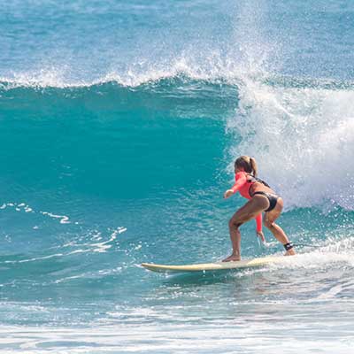 Surfing in Balangan
