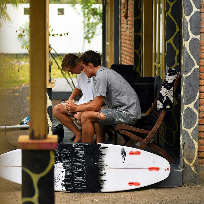 Meet your surf trip guides akaa & dono Meet your surf trip guides akaa & dono