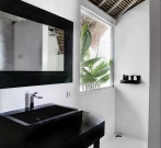 cocotastic bathroom at white palm bali hotel surf house balangan